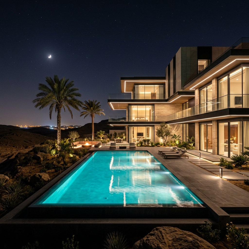تصميم فيلا مودرن فاخرة